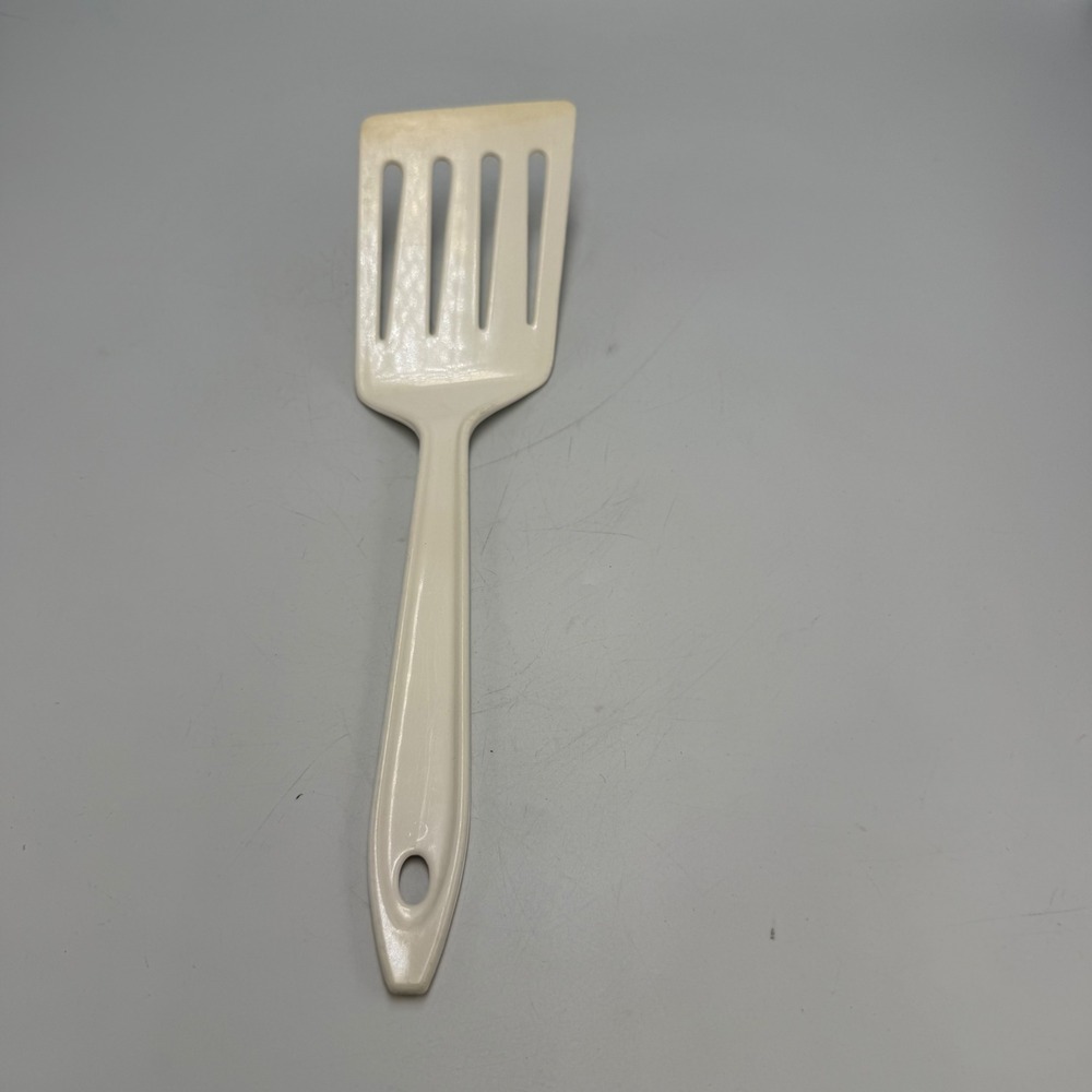 Vintage Hutzler Lopol No 717 Slotted Spatula Turner Cream Melamine USA Made